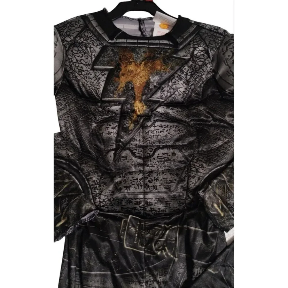 Black Adam Boys 2 Piece Padded Costume Medium 8 New Halloween Cosplay